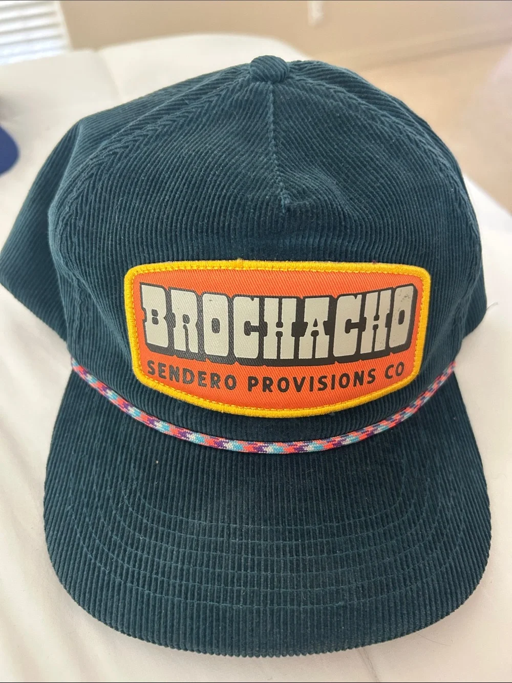 Sendero Provisions Brochacho Corduroy Trucker Hat — Teal